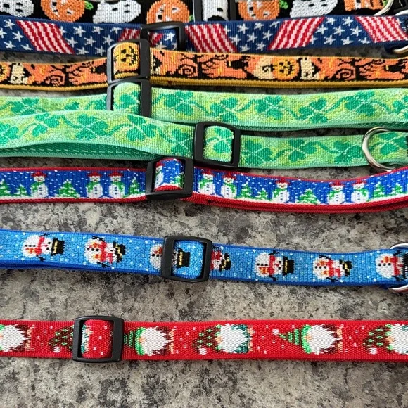 21 Vibrant Multicolor Dog Collars used